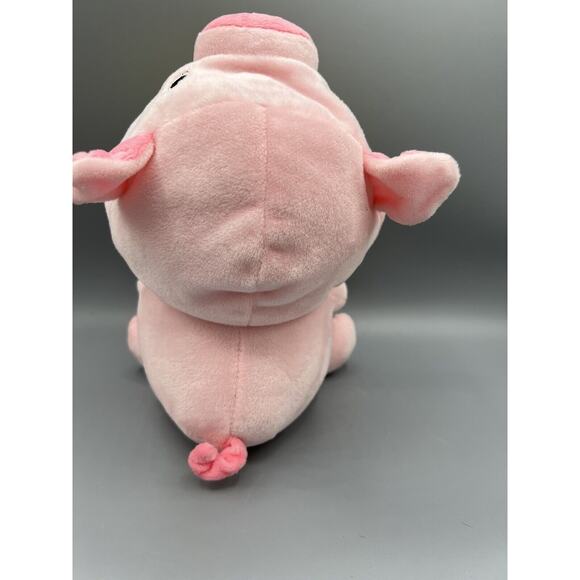 VIPKID Dino Pig Plush Doll Small Cuddly Toy In A Pig Costume - Picture 3 of 7